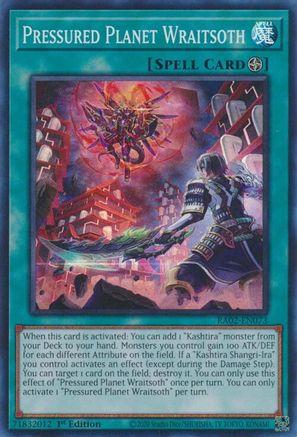 Pressured Planet Wraitsoth (RA02-EN073) - 25th Anniversary Rarity Collection II 1st Edition - Premium Yugioh Single from Konami - Just $0.40! Shop now at Game Crave Tournament Store
