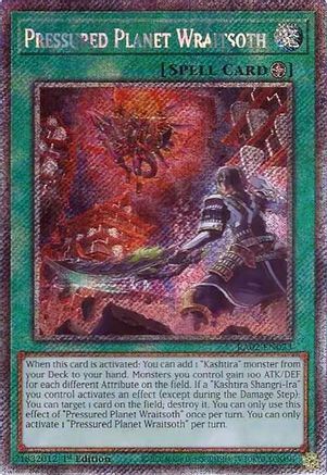 Pressured Planet Wraitsoth (Platinum Secret Rare) (RA02-EN073) - 25th Anniversary Rarity Collection II 1st Edition - Premium Yugioh Single from Konami - Just $3.02! Shop now at Game Crave Tournament Store