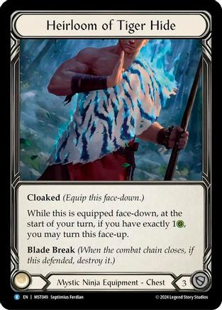 Heirloom of Tiger Hide (MST049) - Part the Mistveil Cold Foil