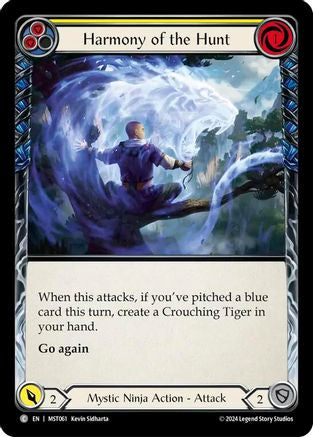 Harmony of the Hunt (Yellow) (MST061) - Part the Mistveil Rainbow Foil