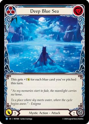 Deep Blue Sea (MST084) - Part the Mistveil Rainbow Foil