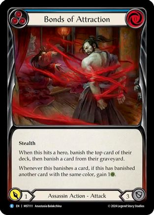 Bonds of Attraction (Blue) (MST111) - Part the Mistveil Rainbow Foil