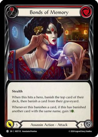 Bonds of Memory (Red) (MST115) - Part the Mistveil Rainbow Foil