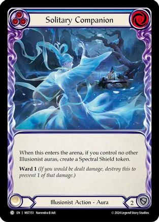 Solitary Companion (Blue) (MST151) - Part the Mistveil Rainbow Foil
