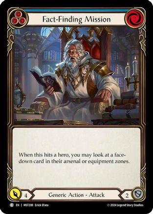 Fact-Finding Mission (Blue) (MST208) - Part the Mistveil Rainbow Foil