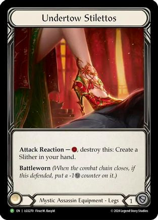 Undertow Stilettos - LGS270 (LGS270) - Flesh and Blood: Promo Cards Rainbow Foil