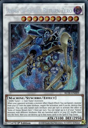 Arms of Genex Return Zero (BLTR-EN009) - Battles of Legend: Terminal Revenge 1st Edition - Premium Yugioh Single from Konami - Just $0.98! Shop now at Game Crave Tournament Store