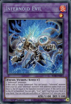 Infernoid Evil (BLTR-EN013) - Battles of Legend: Terminal Revenge 1st Edition - Premium Yugioh Single from Konami - Just $1.19! Shop now at Game Crave Tournament Store