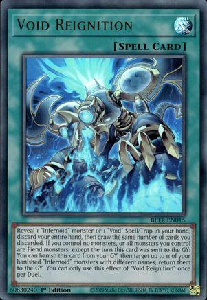 Void Reignition (BLTR-EN015) - Battles of Legend: Terminal Revenge 1st Edition - Premium Yugioh Single from Konami - Just $0.25! Shop now at Game Crave Tournament Store