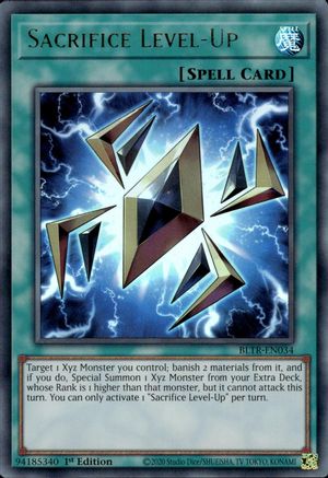 Sacrifice Level-Up (BLTR-EN034) - Battles of Legend: Terminal Revenge 1st Edition - Premium Yugioh Single from Konami - Just $0.25! Shop now at Game Crave Tournament Store