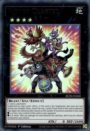 Wonky Quartet (BLTR-EN040) - Battles of Legend: Terminal Revenge 1st Edition - Premium Yugioh Single from Konami - Just $0.25! Shop now at Game Crave Tournament Store