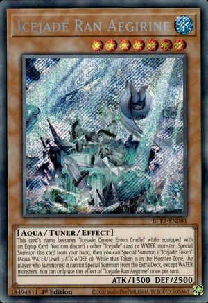 Icejade Ran Aegirine (BLTR-EN081) - Battles of Legend: Terminal Revenge 1st Edition - Premium Yugioh Single from Konami - Just $0.91! Shop now at Game Crave Tournament Store
