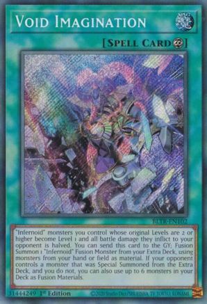 Void Imagination (Alternate Art) (BLTR-EN102) - Battles of Legend: Terminal Revenge 1st Edition - Premium Yugioh Single from Konami - Just $0.25! Shop now at Game Crave Tournament Store