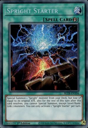 Spright Starter (BLTR-EN104) - Battles of Legend: Terminal Revenge 1st Edition - Premium Yugioh Single from Konami - Just $2.72! Shop now at Game Crave Tournament Store