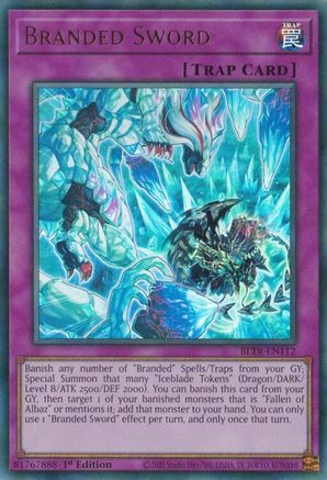 Branded Sword (BLTR-EN112) - Battles of Legend: Terminal Revenge 1st Edition - Premium Yugioh Single from Konami - Just $0.25! Shop now at Game Crave Tournament Store
