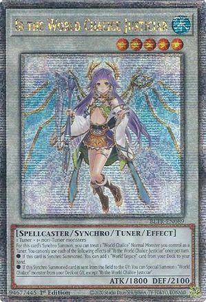 Ib the World Chalice Justiciar (Quarter Century Secret Rare) (BLTR-EN089) - Battles of Legend: Terminal Revenge 1st Edition - Premium Yugioh Single from Konami - Just $17.86! Shop now at Game Crave Tournament Store