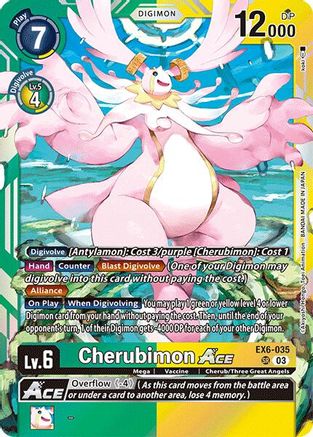 Cherubimon ACE (EX6-035) - Infernal Ascension Foil - Premium Digimon Single from Bandai - Just $26.39! Shop now at Game Crave Tournament Store