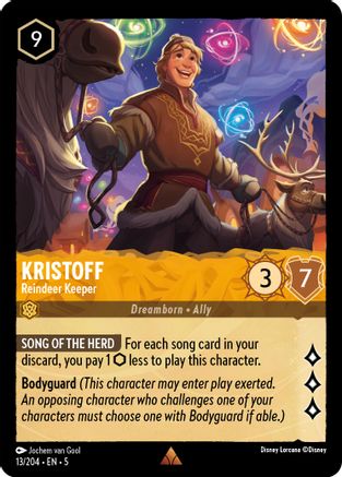 Kristoff - Reindeer Keeper (13/204) - Shimmering Skies - Premium Lorcana Single from Shimmering Skies - Just $0.25! Shop now at Game Crave Tournament Store