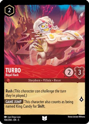 Turbo - Royal Hack (106/204) - Shimmering Skies - Premium Lorcana Single from Shimmering Skies - Just $0.25! Shop now at Game Crave Tournament Store