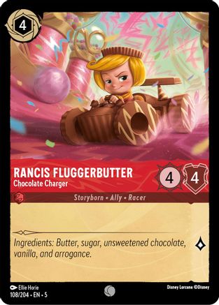 Rancis Fluggerbutter - Chocolate Charger (108/204) - Shimmering Skies - Premium Lorcana Single from Shimmering Skies - Just $0.25! Shop now at Game Crave Tournament Store