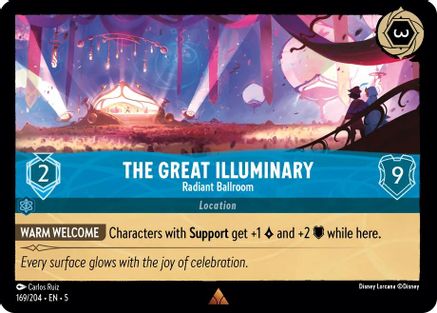 The Great Illuminary - Radiant Ballroom (169/204) - Shimmering Skies - Premium Lorcana Single from Shimmering Skies - Just $0.25! Shop now at Game Crave Tournament Store