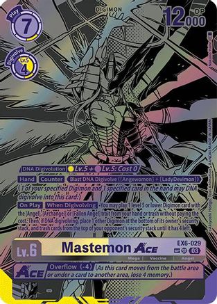 Game Crave Tournament Store - Mastemon ACE (Textured) (EX6-029)