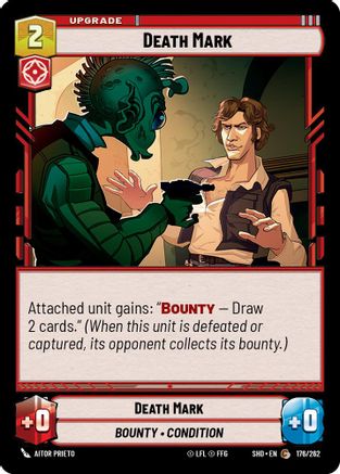 Death Mark (176/262) - Shadows of the Galaxy Foil - Premium Star Wars: Unlimited Single from Shadows of the Galaxy - Just $0.08! Shop now at Game Crave Tournament Store