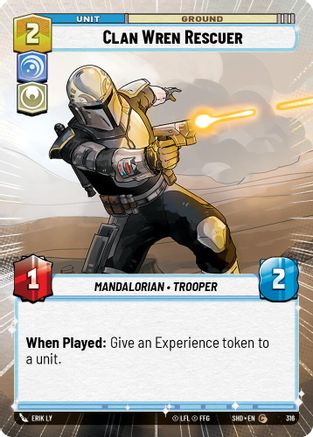 Clan Wren Rescuer (Hyperspace) (316) - Shadows of the Galaxy Foil - Premium Star Wars: Unlimited Single from Shadows of the Galaxy - Just $0.16! Shop now at Game Crave Tournament Store