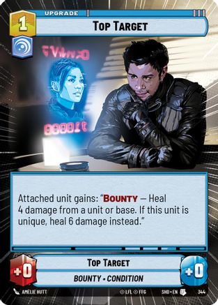 Top Target (Hyperspace) (344) - Shadows of the Galaxy Foil - Premium Star Wars: Unlimited Single from Shadows of the Galaxy - Just $1.18! Shop now at Game Crave Tournament Store