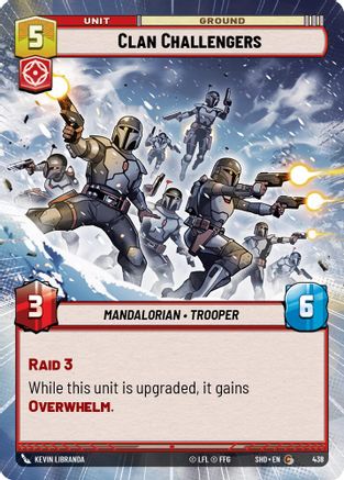Clan Challengers (Hyperspace) (438) - Shadows of the Galaxy Foil - Premium Star Wars: Unlimited Single from Shadows of the Galaxy - Just $0.18! Shop now at Game Crave Tournament Store