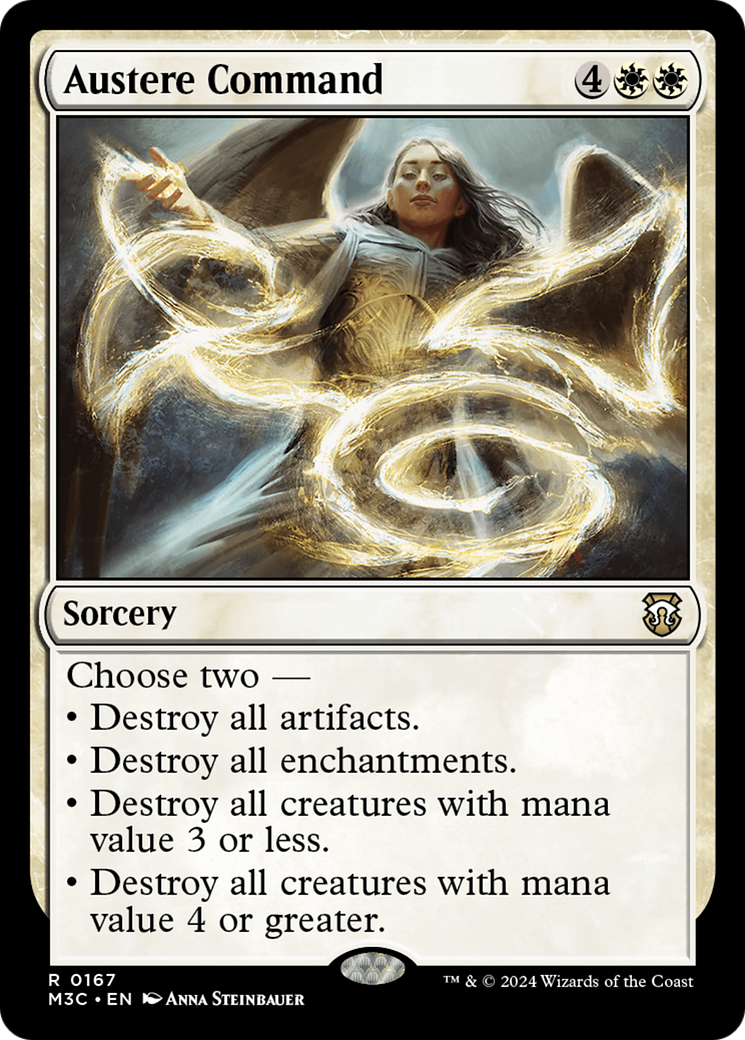 Austere Command (M3C-167) - Modern Horizons 3 Commander Foil - Premium MTG Single from Wizards of the Coast - Just $0.30! Shop now at Game Crave Tournament Store