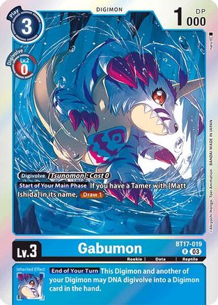Gabumon (BT17-019) - Secret Crisis Foil - Premium Digimon Single from Bandai - Just $0.25! Shop now at Game Crave Tournament Store