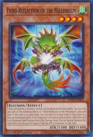 Fiend Reflection of the Millennium (INFO-EN005) - The Infinite Forbidden 1st Edition - Premium Yugioh Single from Konami - Just $0.25! Shop now at Game Crave Tournament Store