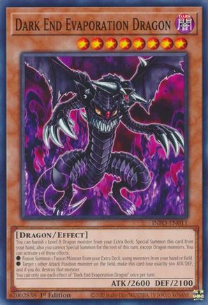 Dark End Evaporation Dragon (INFO-EN011) - The Infinite Forbidden 1st Edition - Premium Yugioh Single from Konami - Just $0.25! Shop now at Game Crave Tournament Store