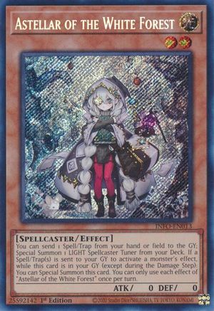 Astellar of the White Forest (INFO-EN013) - The Infinite Forbidden 1st Edition - Premium Yugioh Single from Konami - Just $8.19! Shop now at Game Crave Tournament Store
