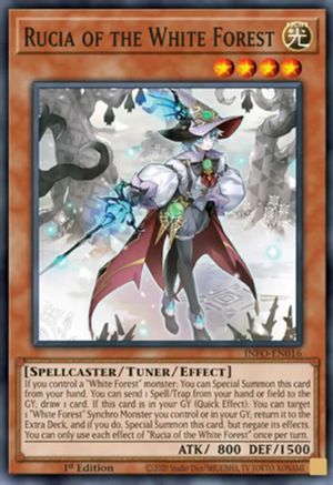 Rucia of the White Forest (INFO-EN016) - The Infinite Forbidden 1st Edition - Premium Yugioh Single from Konami - Just $0.25! Shop now at Game Crave Tournament Store