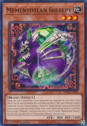 Mementotlan Shleepy (INFO-EN020) - The Infinite Forbidden 1st Edition - Premium Yugioh Single from Konami - Just $0.25! Shop now at Game Crave Tournament Store
