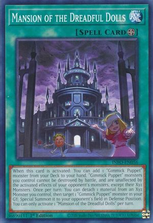 Mansion of the Dreadful Dolls (INFO-EN056) - The Infinite Forbidden 1st Edition - Premium Yugioh Single from Konami - Just $0.25! Shop now at Game Crave Tournament Store