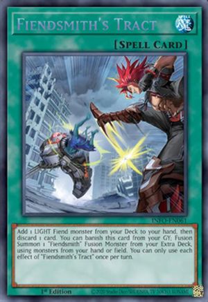 Fiendsmith's Tract (INFO-EN061) - The Infinite Forbidden 1st Edition - Premium Yugioh Single from Konami - Just $35.38! Shop now at Game Crave Tournament Store