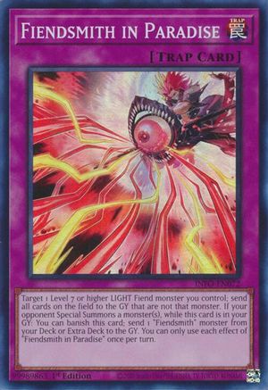 Fiendsmith in Paradise (INFO-EN072) - The Infinite Forbidden 1st Edition - Premium Yugioh Single from Konami - Just $0.25! Shop now at Game Crave Tournament Store