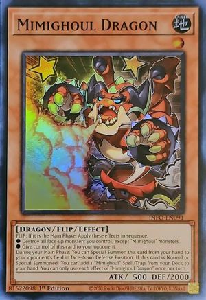 Mimighoul Dragon (INFO-EN091) - The Infinite Forbidden 1st Edition - Premium Yugioh Single from Konami - Just $0.25! Shop now at Game Crave Tournament Store