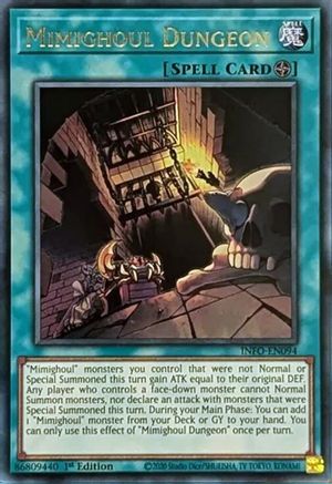 Mimighoul Dungeon (INFO-EN094) - The Infinite Forbidden 1st Edition - Premium Yugioh Single from Konami - Just $3.36! Shop now at Game Crave Tournament Store