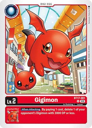 Gigimon (BT17-001) - Secret Crisis - Premium Digimon Single from Bandai - Just $0.25! Shop now at Game Crave Tournament Store
