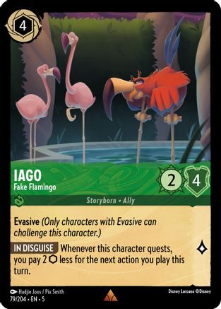 Iago - Fake Flamingo (79/204) - Shimmering Skies - Premium Lorcana Single from Shimmering Skies - Just $0.25! Shop now at Game Crave Tournament Store