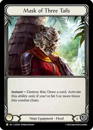 Mask of Three Tails - LGS258 (LGS258) - Flesh and Blood: Promo Cards Cold Foil