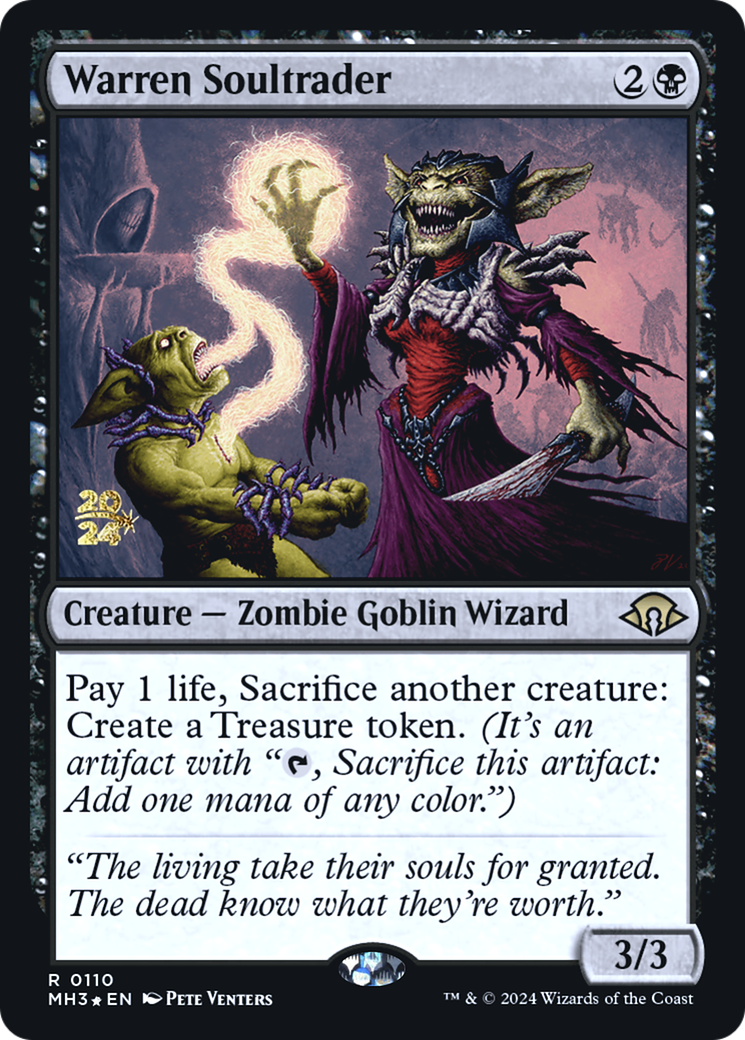 Warren Soultrader (PMH3-110S) - Modern Horizons 3 Promos Foil - Premium MTG Single from Wizards of the Coast - Just $9.38! Shop now at Game Crave Tournament Store