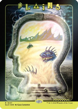 Plains (1647) (Rainbow Foil) (SLD-1647) - Secret Lair Drop Series Foil - Premium MTG Single from Wizards of the Coast - Just $0.98! Shop now at Game Crave Tournament Store