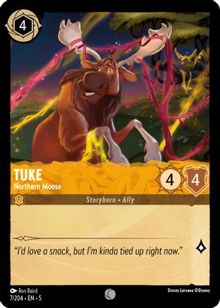 Tuke - Northern Moose (7/204) - Shimmering Skies Cold Foil - Premium Lorcana Single from Shimmering Skies - Just $0.25! Shop now at Game Crave Tournament Store