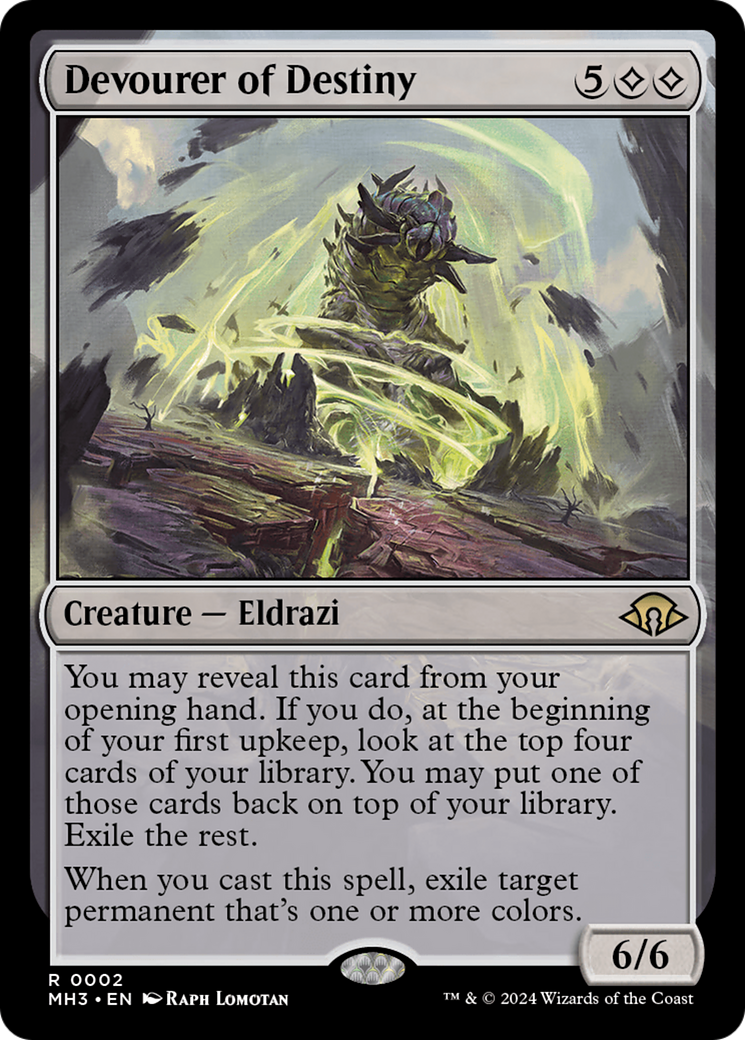 Devourer of Destiny (MH3-002) - Modern Horizons 3 Foil - Premium MTG Single from Wizards of the Coast - Just $1.68! Shop now at Game Crave Tournament Store
