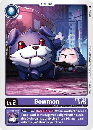 Bowmon (BT17-006) - Secret Crisis - Premium Digimon Single from Bandai - Just $0.25! Shop now at Game Crave Tournament Store
